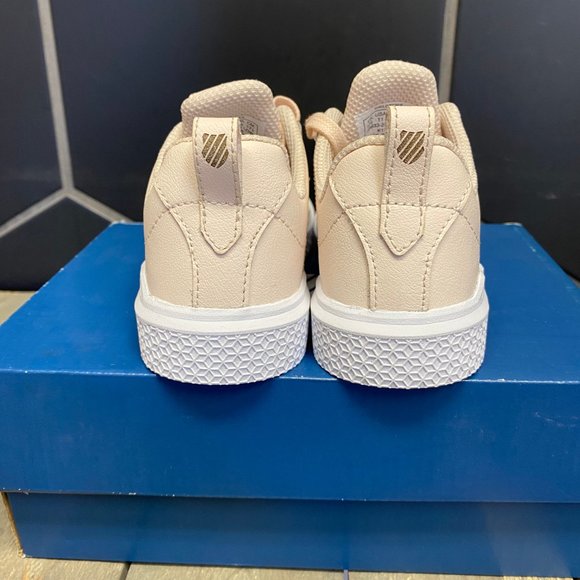 New W/ Box! Childrens K-Swiss Donovan Woven Cream - Picture 3 of 5